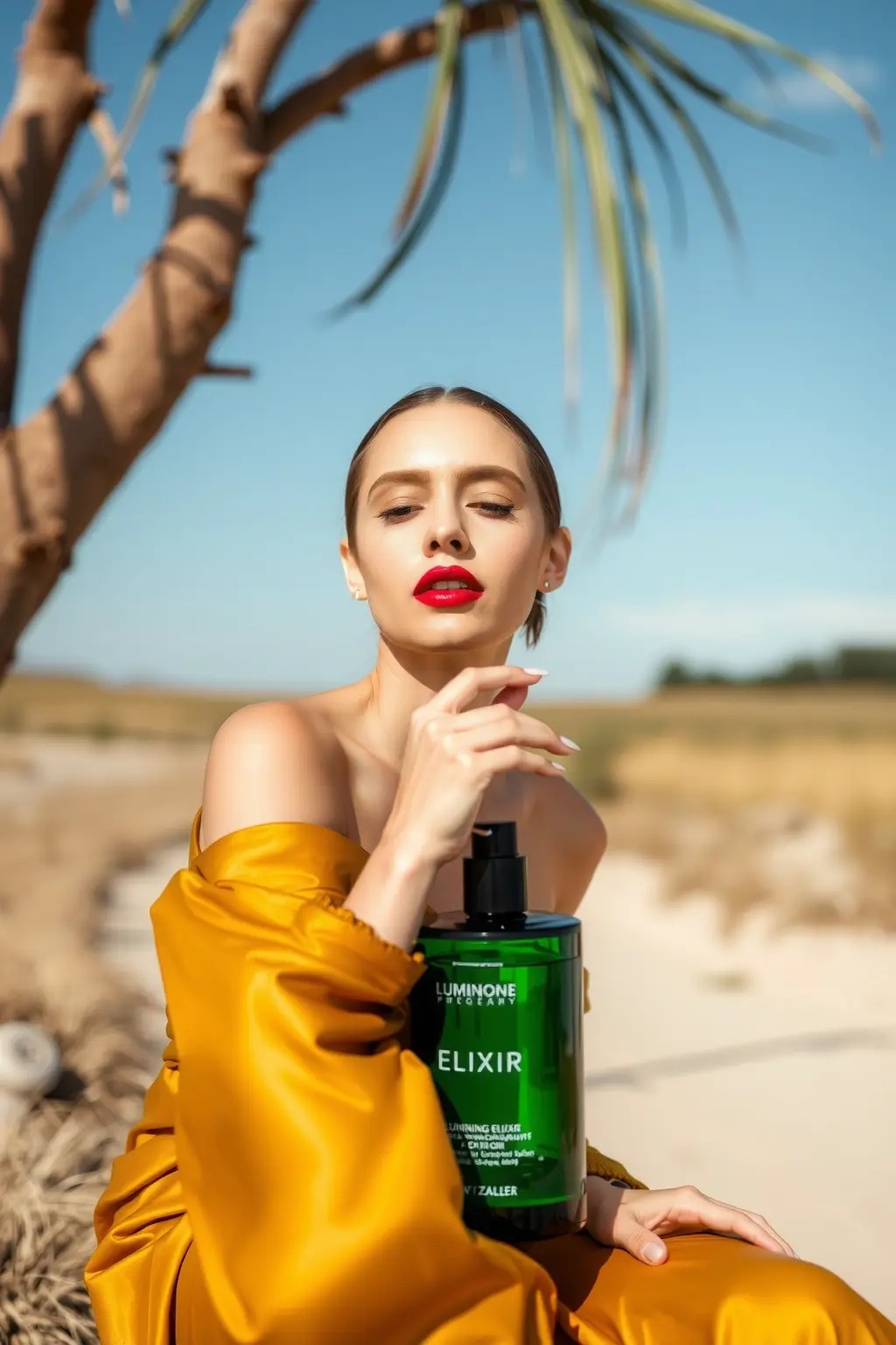 Luminous Dew Elixir - This potion combines the hydrating magic of rosewater with the nourishing properties of hyaluronic acid, ensuring your skin is plump, dewy, and absolutely radiant. Mist it on for an instant glow-up or use it as a primer before your makeup.